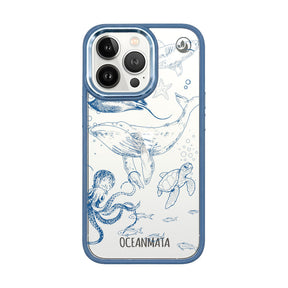 iPhone 13 pro case - whale blue - "WhaleLife" sustainable