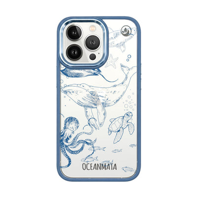 iPhone 13 pro max case - whale blue - "WhaleLife" sustainable