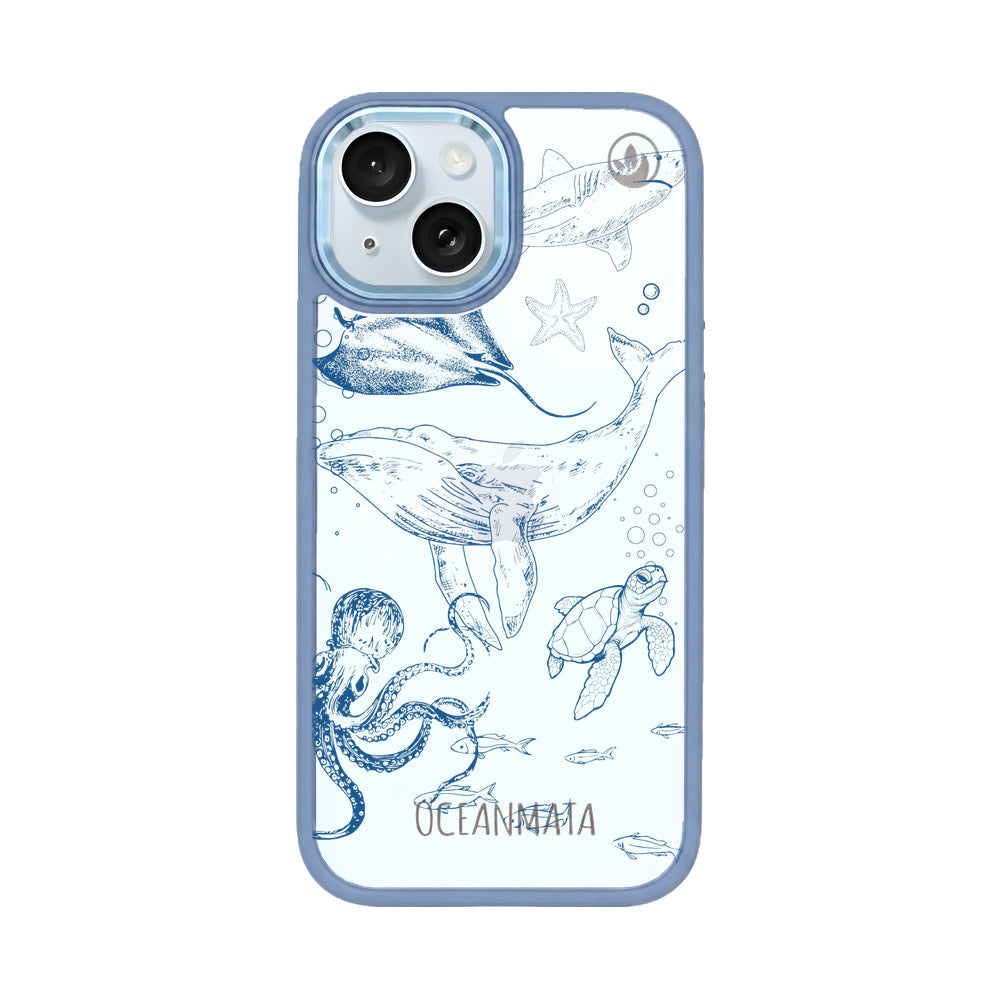 iPhone 15 Case - Whale Blue - "WhaleLife" sustainable