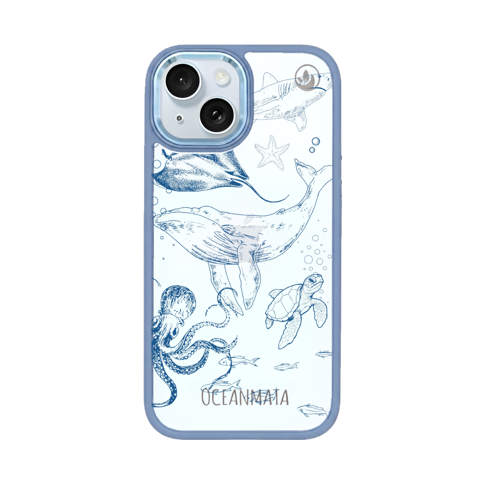 iPhone 15 Case - Whale Blue - "WhaleLife" sustainable