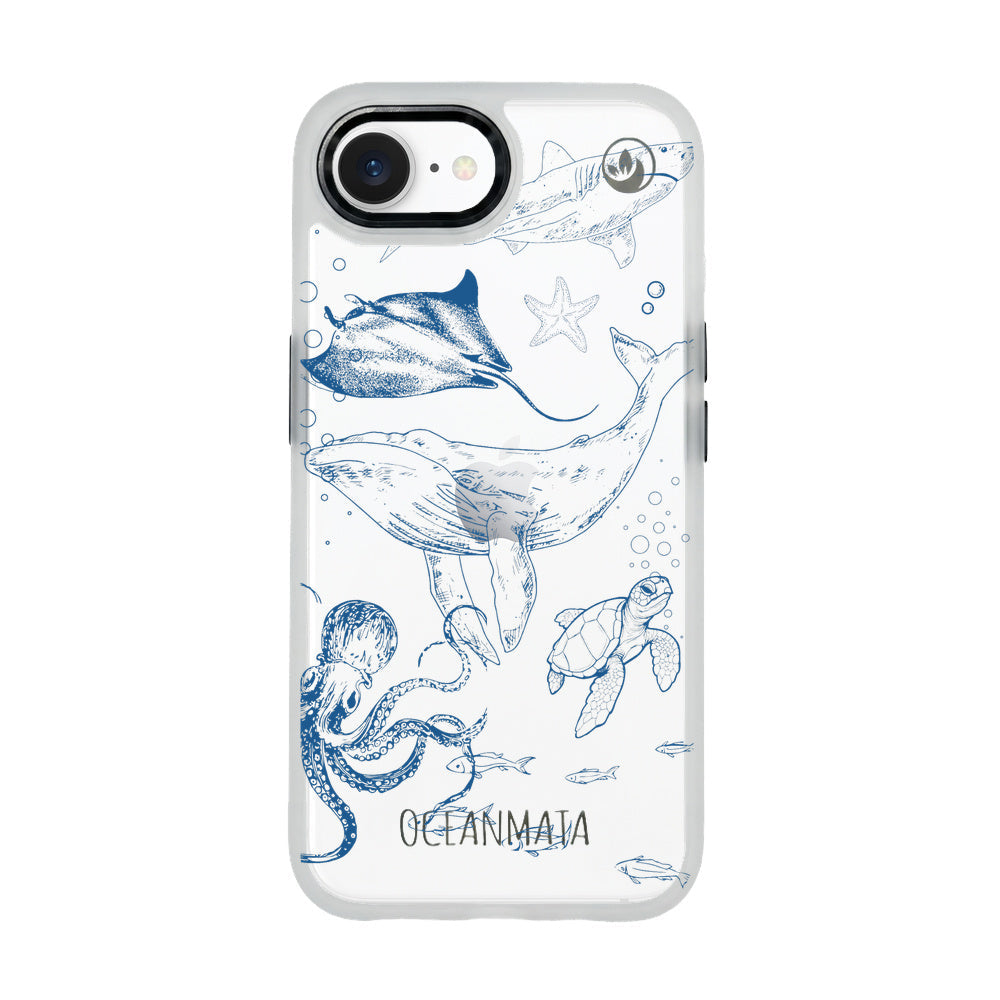 iPhone 16e Case - Whale Blue - "WhaleLife" sustainable