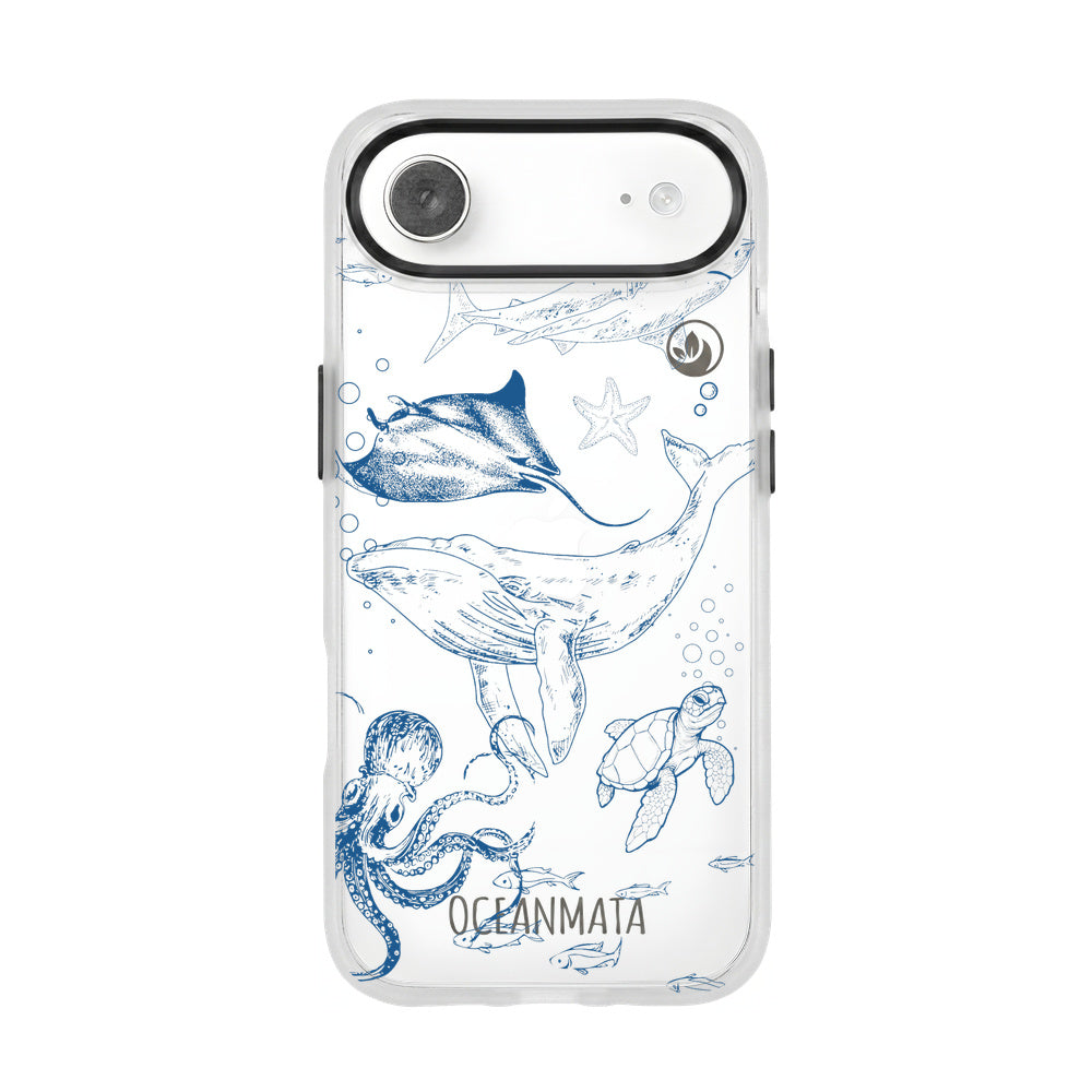 iPhone 17 Air Case - Whale Blue - "WhaleLife" sustainable