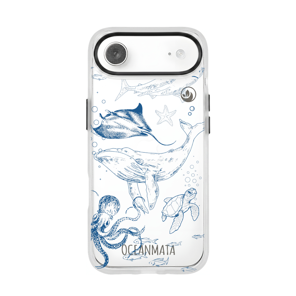 iPhone 17 Air Case - Whale Blue - "WhaleLife" sustainable