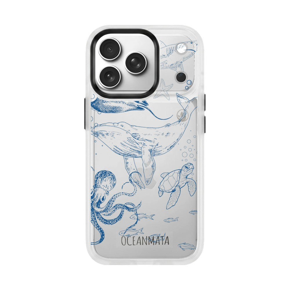 iPhone 17 pro max case - whale blue - "WhaleLife" sustainable