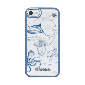 iPhone SE/7/8 Case - Whale Blue - "WhaleLife" sustainable