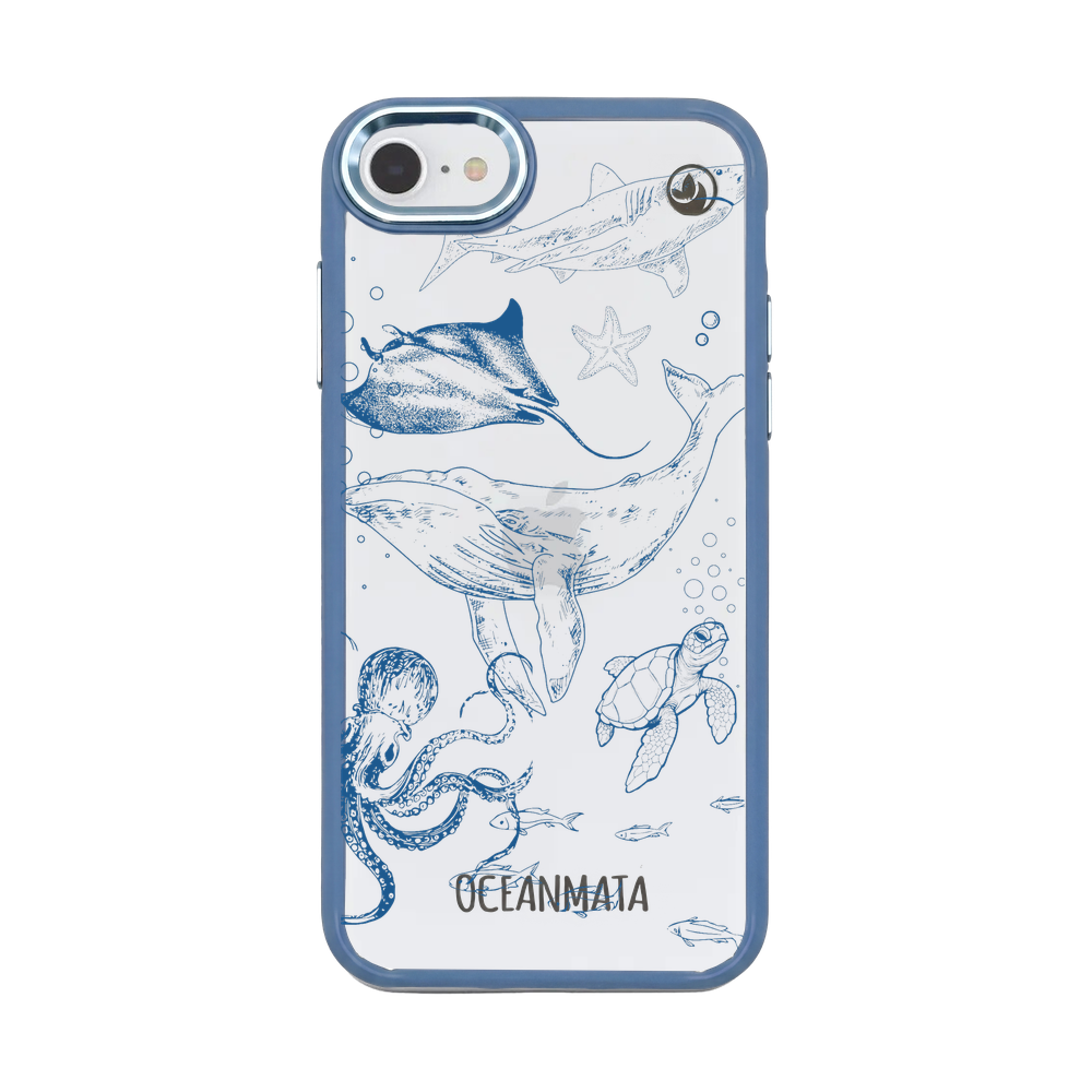 iPhone SE/7/8 Case - Whale Blue - "WhaleLife" sustainable