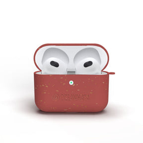 Sustainable Apple AirPod Case 3rd Gen. "CORAL" - Cover - red