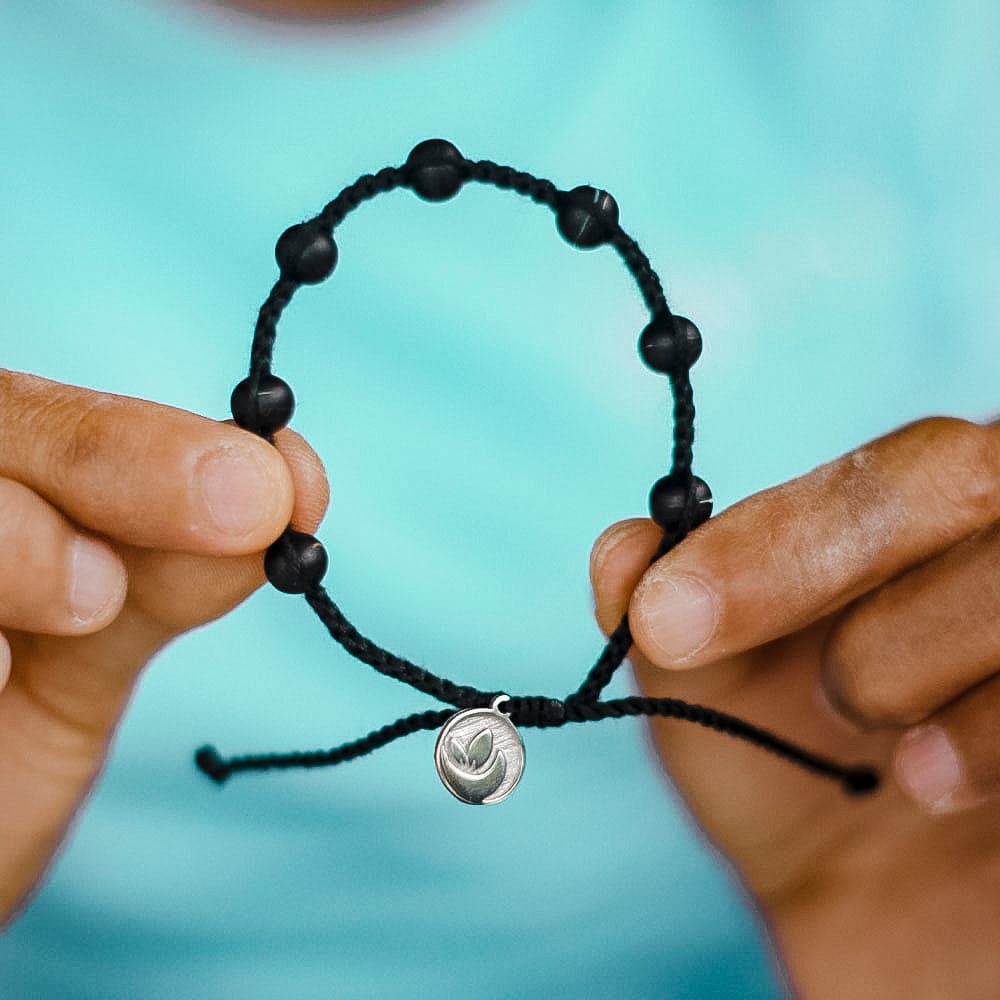 Bracelet black "OCEAN PLASTIC"