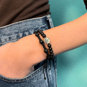 Bracelet black "OCEAN PLASTIC"