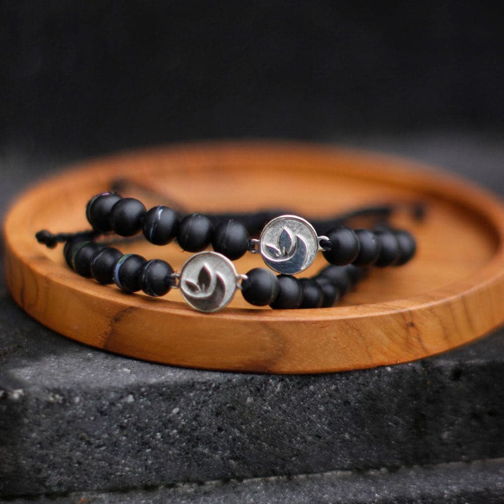 Bracelet black "OCEAN PLASTIC"