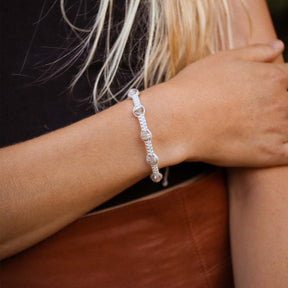 Bracelet white "MANTA"