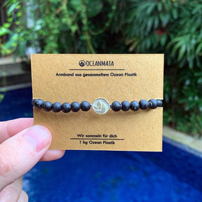 Bracelet black "OCEAN PLASTIC"