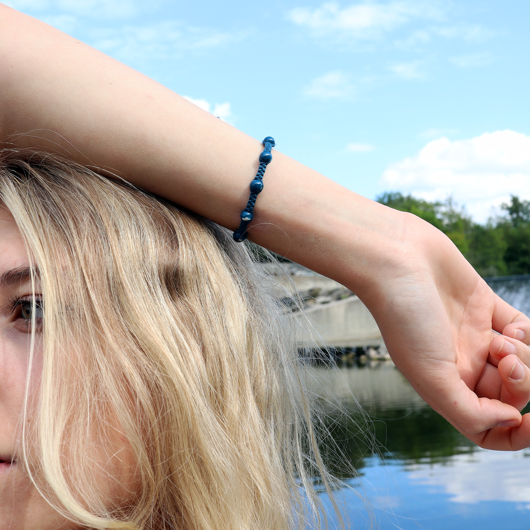 Blue bracelet "DOLPHIN"